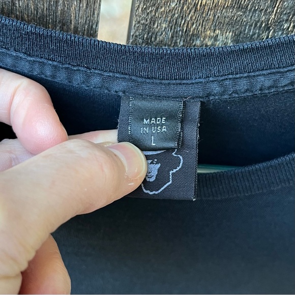 Ludwig Van X Vault By Vans Deadstock Canvas Project T-Shirt in Black Sz L - Picture 5 of 14